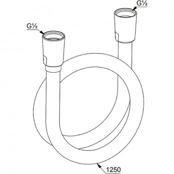 Душевой шланг KLUDI SUPARA 6107191-00