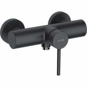 Смеситель для душа однорычажный KLUDI BOZZ BLACK 388313976 настенный с подключением шланга Смеситель для душа однорычажный KLUDI BOZZ BLACK 388313976 настенный с подключением шланга