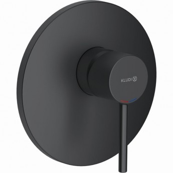Смеситель для душа однорычажный KLUDI BOZZ BLACK 386553976 встраиваемый внешняя часть Смеситель для душа однорычажный KLUDI BOZZ BLACK 386553976 встраиваемый внешняя часть