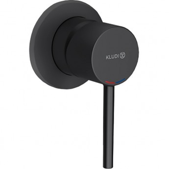 Смеситель для душа однорычажный KLUDI BOZZ BLACK 389253976 встраиваемый внешняя часть Смеситель для душа однорычажный KLUDI BOZZ BLACK 389253976 встраиваемый внешняя часть