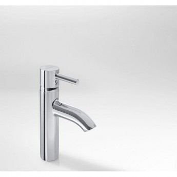 Смеситель для раковины однорычажный KLUDI BOZZ 382910576 на одно отверстие с донным клапаном