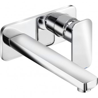 Смеситель для раковины однорычажный KLUDI E2 492450575 настенный встраиваемый внешняя часть Смеситель для раковины однорычажный KLUDI E2 492450575 настенный встраиваемый внешняя часть