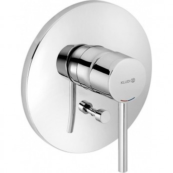 Смеситель для ванны и душа однорычажный KLUDI BOZZ 386500576 встраиваемый внешняя часть с переключателем воды